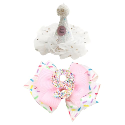 Pinzas para el pelo de fiesta con lazo brillante para peinados de niñas