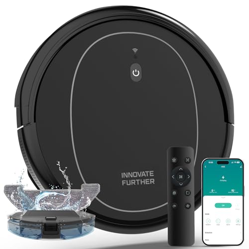 Robot Vacuum and Mop Combo, 5000Pa Self-Charging Robot Vacuum with Alexa & App Control, 3-in-1...