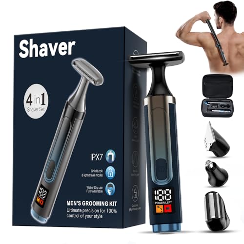 Rasoir de dos pour homme avec étui de voyage pour rester impeccable en déplacement