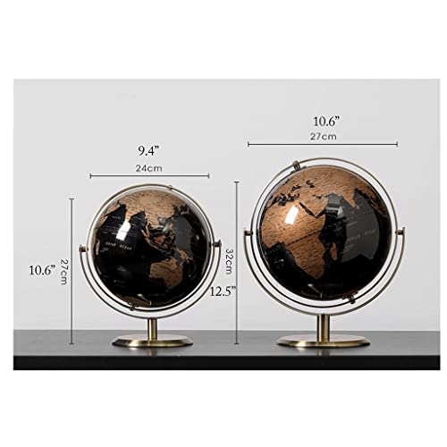 clear Earth Globe The Latest World Globe Black Ocean Globe Children's Educational Interactive Astro