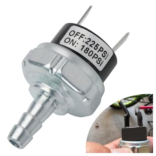 180-225 PSI Air Compressor Pressure Switch for Dewalt D55146 - Micro Pressure Power Switch Compatible with D55146 Type 8 4.5 Gallon D55168 D55167 - AB-9063290
