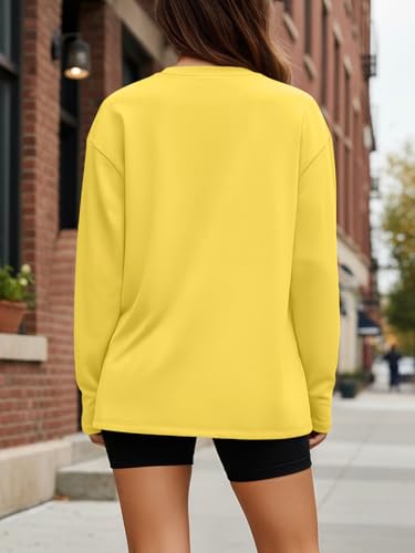 Trendy Queen Womens Oversized Long Sleeve T Shirts 2025 Basic Crewneck Tee Fall Tops Casual Workout Y2K Clothes