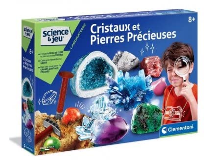 cavernedesjouets Coffret Science Cristaux et Pierres precieuses -...