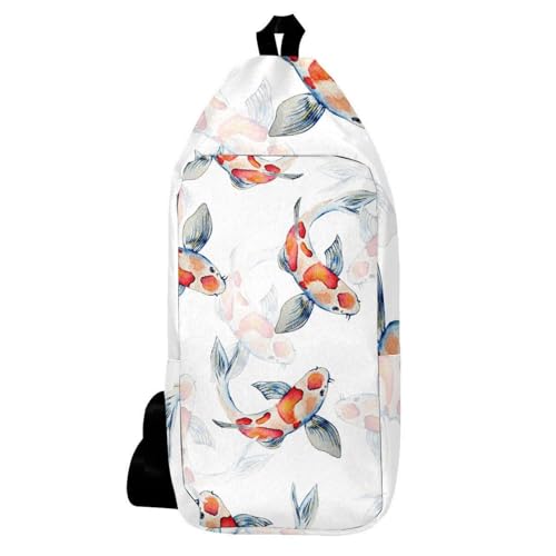 Sac à dos à bandoulière homme femme sac de voyage aquarelle multicolore