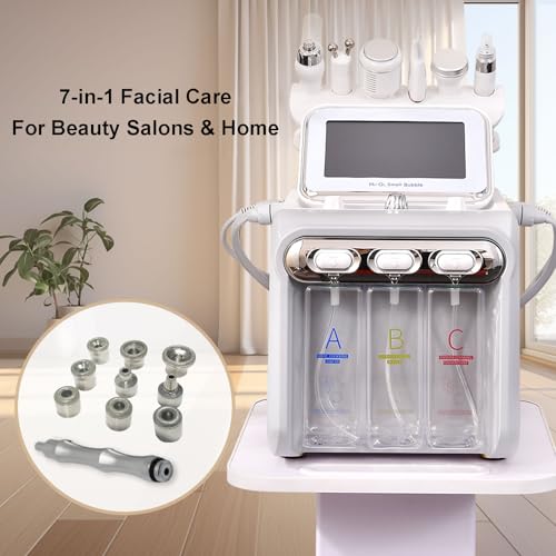 Hydrogen Oxygen Facial Machine 7 In One Diamond Microdermabrasion Machine, Facial Hydrodermabrasion Device For Home Beauty Salon - Image 8