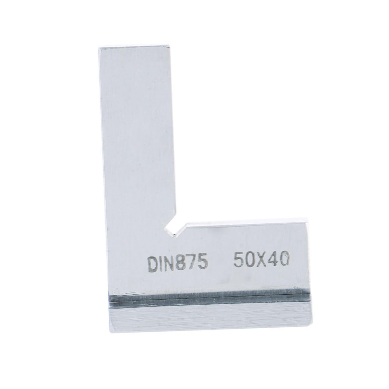 Mikikit 3pezzi Stainless Steel Right Angle Measuring Ruler Strumento Di Misura Accurato Per Falegnameria Righe Incise Resistenti e Superficie Liscia Per Lavori Di Precisione