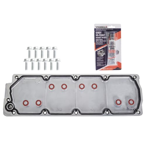 Image of GXYWADY Valley Pan Cover Plate with Gasket Bolts Kit 12598832 12610141 Replacement for 07-13 GM LS2 LS3 Valley Cover LS Gen 4