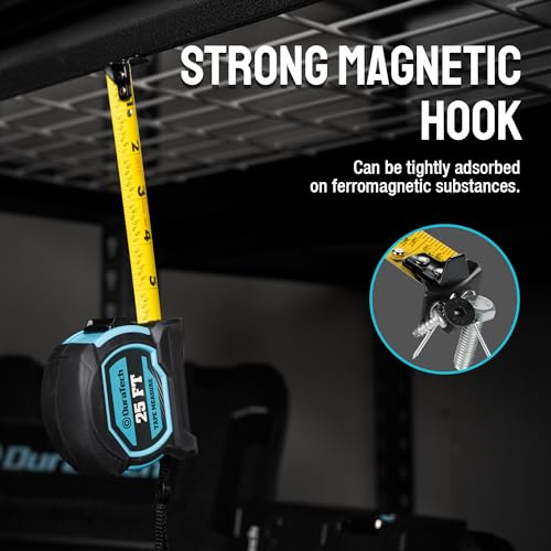 Cinta Métrica Magnética DURATECH 25FT con Pinzas Eléctricas 8 pulg miniatura 4