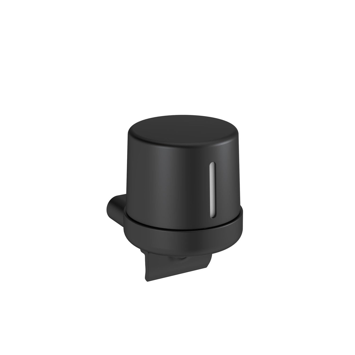 COSMIC Architect Dispensador de Jabón de Pared de Diseño Elegante Fabricado en Metal. Montaje Mediante Tornillería. Dosificador Recargable para Baño y Cocina de 400 Ml de Color Negro Mate