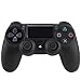 Produktbild PS4 Controller Hülle Silikon Skin Schutzhülle Sony PlayStation 4 Anti-Rutsch Bumper ergonomisches Gummi Sleeve perfekter Grip für DualShock Gamepad Schutz für PS4 / PS4 Pro / PS4 Slim Pad Schwarz