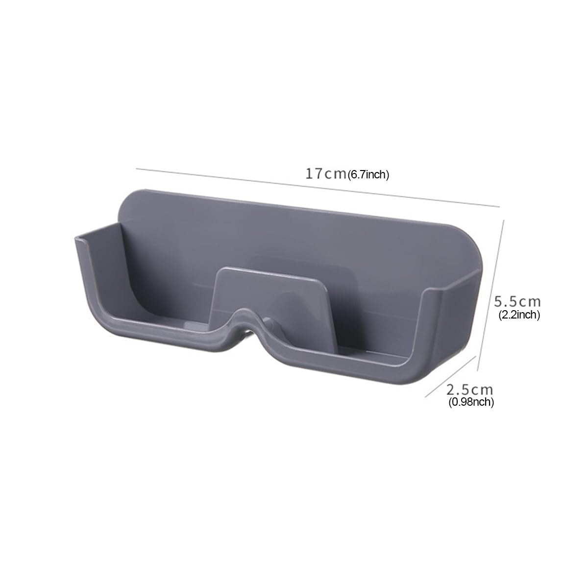 Lot de 4 organiseurs de lunettes de soleil à montage mural, support de lunettes de soleil, support de lunettes de soleil sans perçage pour bureau