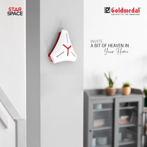 Image of Goldmedal Star Space Electric Door Bell with Piano tune-English single tune | Calling Bell For Home | Door Bell for Home, Hotel Rooms | Sleek & Modern Design | Single Tone Doorbell | White