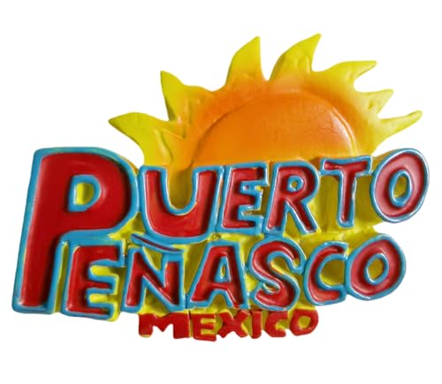 Puerto Peñasco México - Imán 3D para decoración de nevera