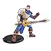 League of Legends, Official Garen Premium Collectible Action Figure with Base, Over 6-Inches Tall, The Champion Collection, Collector Grade, Ages 14 and Up
