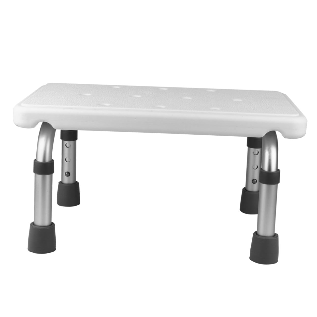 Taburete de Ducha Ajustable Altura Asiento Resistente con Patas Antideslizantes Silla Portátil para Adultos Mayores y Embarazadas Marco Ligero de Aluminio Color Color Aleatorio