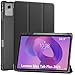 ProCase Smart Case for 2025 Lenovo Idea Tab Plus / K12 12.1 Inch, Slim Light Cover Trifold Stand Hard Shell Folio Smart Protective Case for Idea Tab Plus / K12 12.1" with Pen Holder -Black