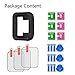Watch Screen Protector (3 Pack) Compatible Garmin Forerunner 35 Tempered Glass Film Anti-Scratch High Definition Full Coverage and (1Pack) Silicone Case for Smart watch