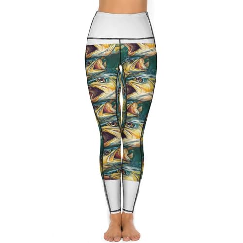 Legging de yoga imprimé pêche idéal pour le studio et le quotidien