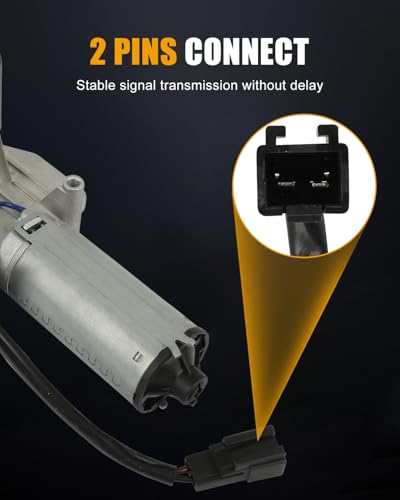 Image of ROADFAR Rear Windshield Wiper Motor Replacement for 1991-1995 for Dodge for Caravan,1991-1995 for Dodge for Grand Caravan 4389451,4636138,4389451,4636138,4389451 Wiper Motor 2 Pins