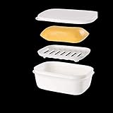 Travel Soap Holder Waterproof Soap Box Soap Rack with 1pcs Wooden soap Dish For Shower Bathroom Gym Camping