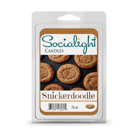 Socialight Candles - Snickerdoodle Scented Wax Cubes/Melts Cover