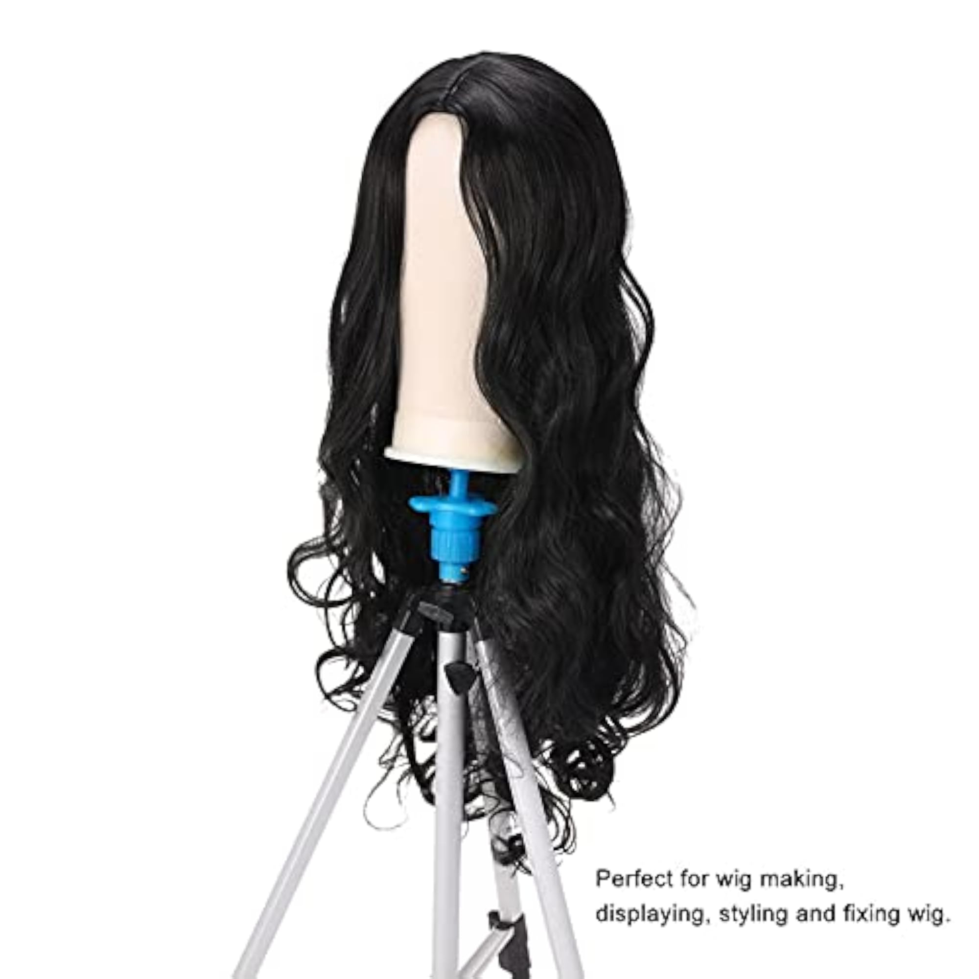 Canvas Block Head Mannequin for Wig Display