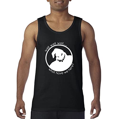 Oogie Boogie Men's Christmas Halloween Cartoon Tank Top Soft Workout Shirt Solid Color Muscle T-Shirt M #TOP8