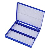 Solution d'envoi efficace : conçue pour plus de commodité, elle peut accueillir plusieurs lames pour un envoi en toute sécurité, plateau pour lames de microscope, outil de stockage de lames de microscope