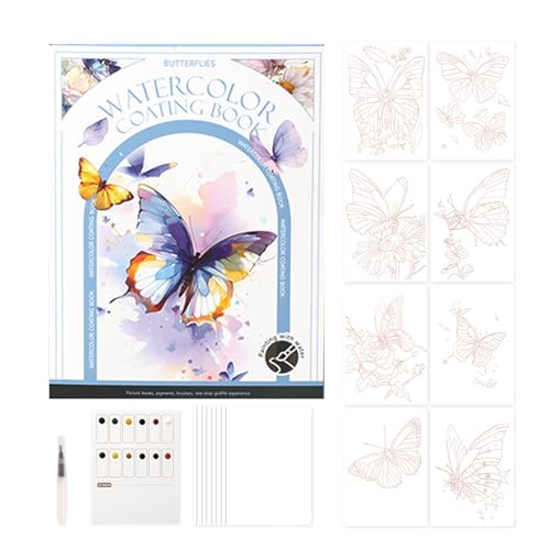 Pocket Artist - Juego de viaje de acuarela portátil | Kit de paleta de acuarela de viaje | Juego de acuarela de viaje con paleta y pincel para estudiantes, principiantes, artistas profesionales