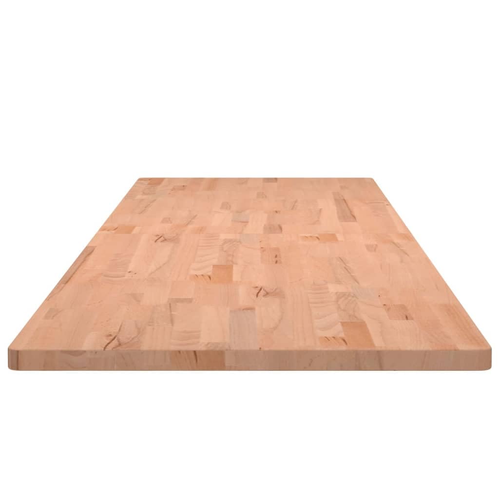 vidaXL Tablero de Banco de Trabajo, Encimera de Banco, Tablero de Mesa de Trabajo, Superficie de Escritorio, Madera Maciza de Haya 200X55X2,5 cm