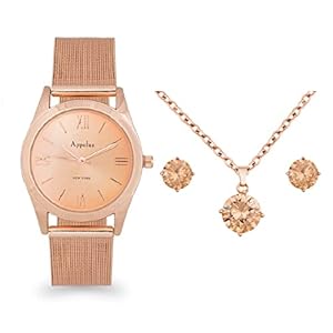 Gifts For Women Mom Wife Girlfriend Birthday Anniversary Graduation – Appolus Watch Necklace Earrings Gift Set With…