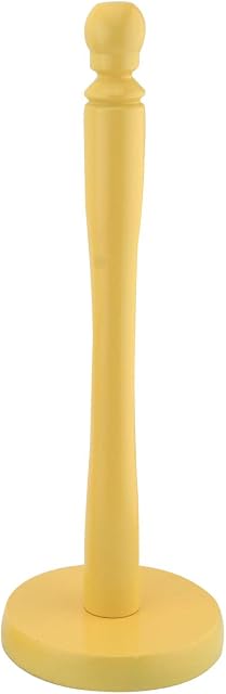 APOLLO THE HOUSEWARES BRAND Beech Towel Holder Stand for Kitchen, CUSTARD