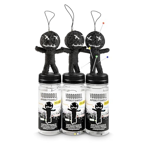 Voodoo-Puppe Scherzboutique 3er-Pack in Dose