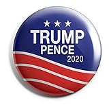 PresidentialElection.com Trump Pence 2020 Campaign Button - 2.25 inches