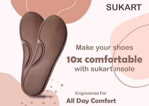 Image of Sukart Memory Foam Insole for Men and Womens