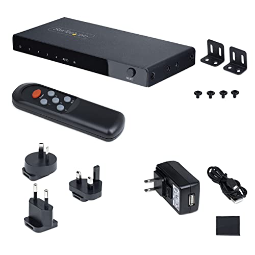 Image of StarTech 4-Port 8K HDMI 2.1 Switch, 4K 120Hz, HDR10+ (4PORT-8K-HDMI-SWITCH)