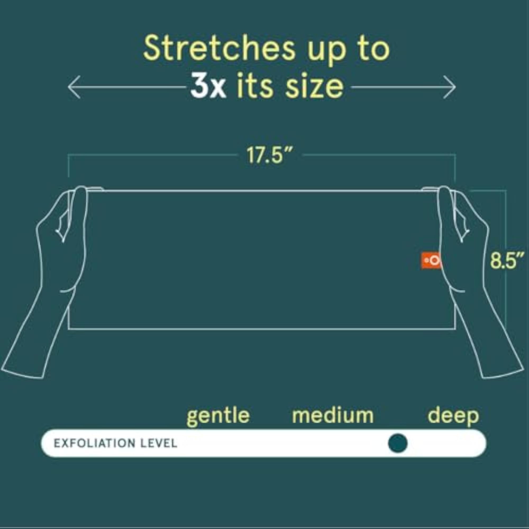Sport Exfoliating Stretch Cloth, 3 Count
