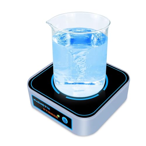 Agitateur magnétique de laboratoire mini plaque d'agitation 3000 tr/min avec 2 barreaux