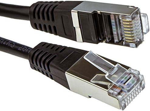 kenable Shielded FTP Network Ethernet RJ45 Cat5E-CCA PATCH 26AWG Cable 10m White [10 metres]