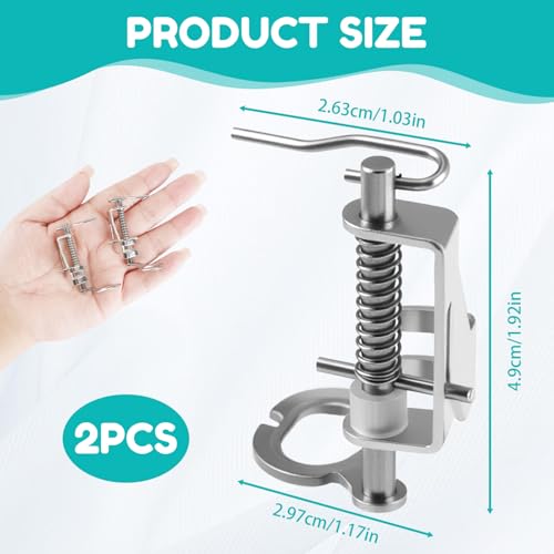 2 Piezas Pie Prensatelas para Costura de Movimiento Libre miniatura 2