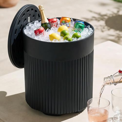 PASAMIC Outdoor Cooler Side Table