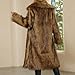 ZHOUYF Women Long Faux Fur Coats Fuzzy Fluffy Furry Outerwear Lapel Cardigan Shaggy Overcoat Fashion Winter Warm Thick Jacket Brown
