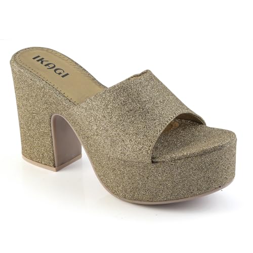 Image of IKAGI Women Stylish Block Heels Sandal Trendy Party & daily /wear for Womens and Girls latest Collection & stylish Comfortable