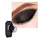 Oulac Matte Lidschatten Schwarz | Hochpigmentierter Eyeliner Feine Textur | Wasserfest & Langlebig | Verblendbar & Faltenfreies Smoky Augen-Makeup | Vegan | 06g (CM01) Noir