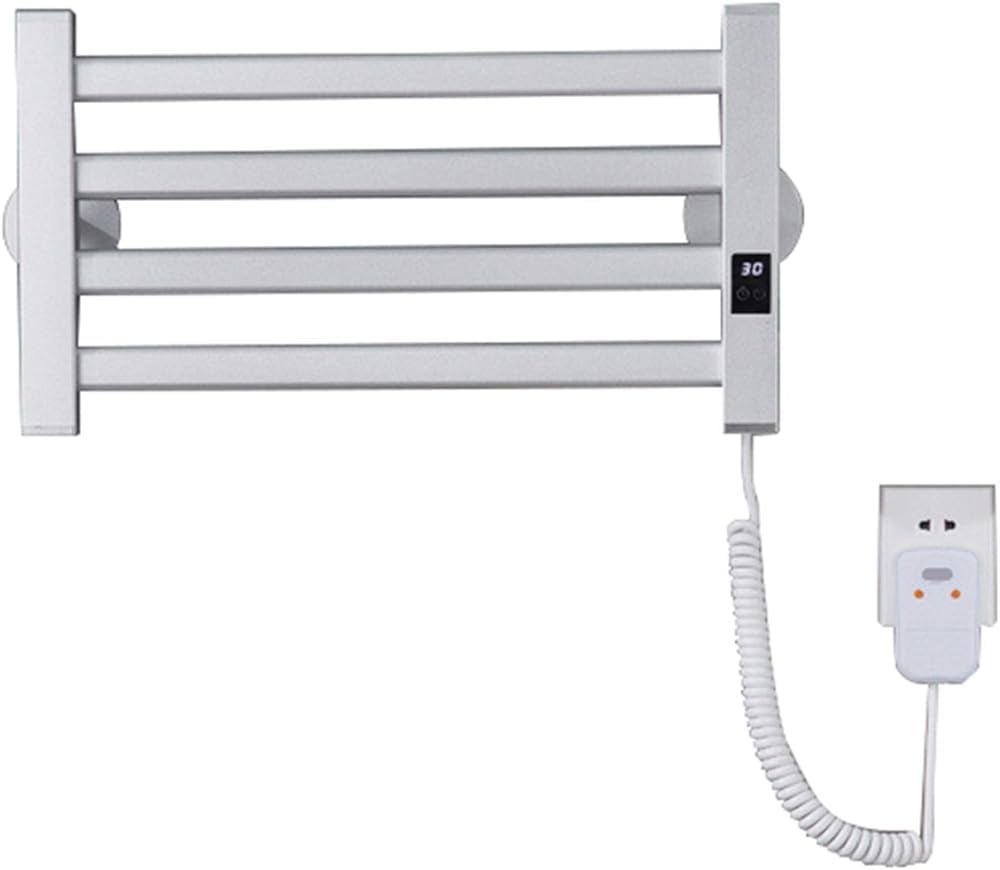 Radiateur électrique chauffant portable sur pied ou mural certifié CE pour serviettes et vêtements