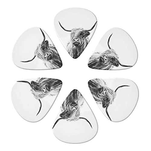 Ensemble de 6 médiators de guitare vache pour guitare acoustique, guitare électrique, basse, ukulélé – fin, moyen et… - Les Beatles, Paul McCartney, John Lennon, RIngo Starr, George Harrison Ensemble de 6 médiators de guitare vache pour guitare acoustique, guitare électrique, basse, ukulélé - fin, moyen et… – Image 4