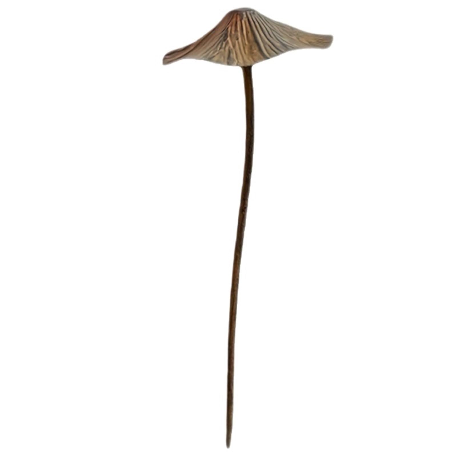 WJLYDM Metal Mushroom Simulation, Handmade Painting, Home, Courtyard, Garden Decoration
