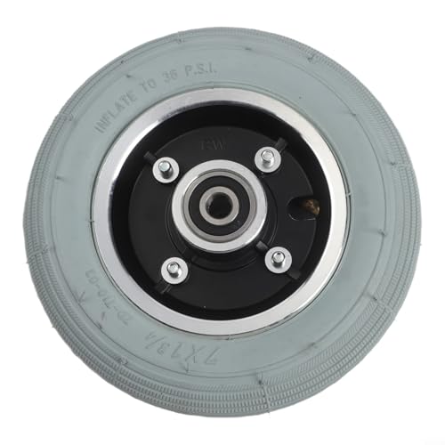 Roue avant de 7 pouces pour fauteuil roulant électrique pneu gris de 10mm