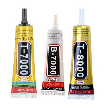 SP Electron T 7000 50ml Mobile Display Black Glue, B 7000 Glue for Mobile Phone 50ml & T 8000 50ml Glue for Mobile Glue for Screen Repairing, Glue drops for Jewelry, Shoes, Art and Crafts (B0DBF222BQ) Amazon Price History, Amazon Price Tracker