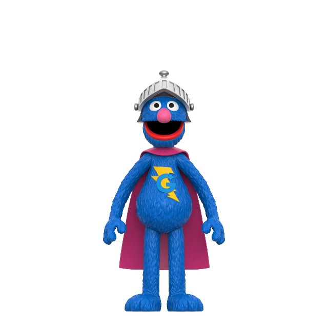 Amazon.com: Super7 Sesame Street Super Grover - 3.75